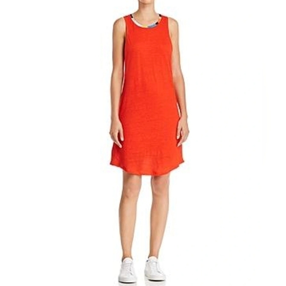 SPLENDID Margherita Amore Red Soft Cotton Sleveless Tank Racerback Dress - Picture 1 of 9